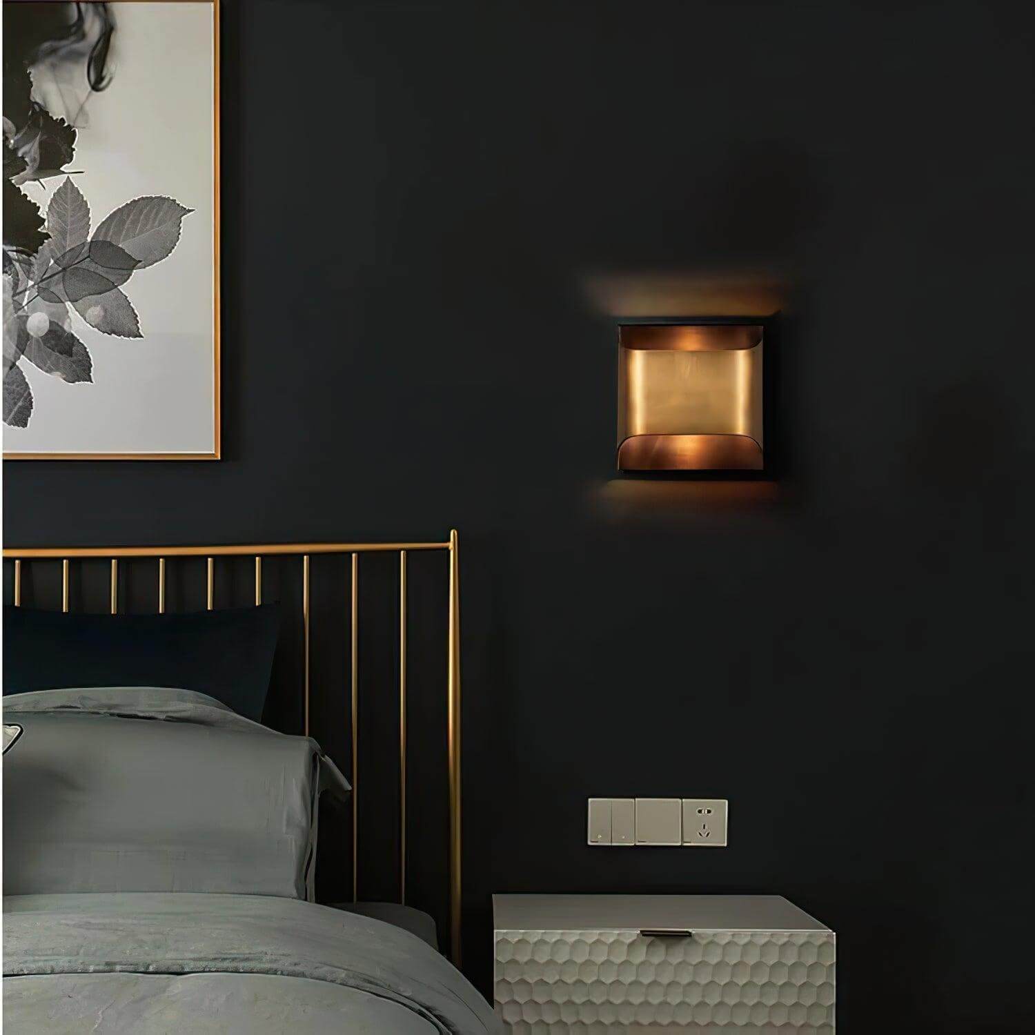 Wall Lamp Brass 9.8 in Indoor Accent Lighting LED G9 Fixture Living Room Bedroom Hallway | Thomler