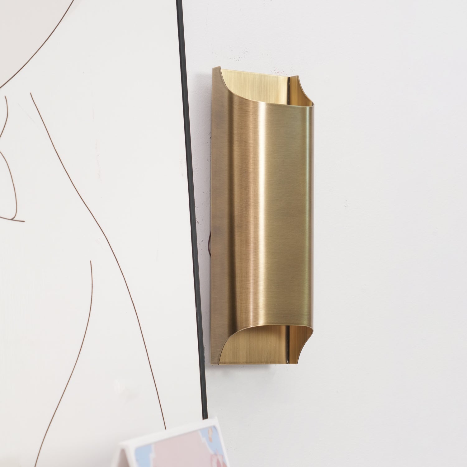 Wall Sconce Brass 9.8 in x 9.8 in Indoor LED G9 E14 Light Fixture Modern Living Room Bedroom Accent Lighting | Thomler