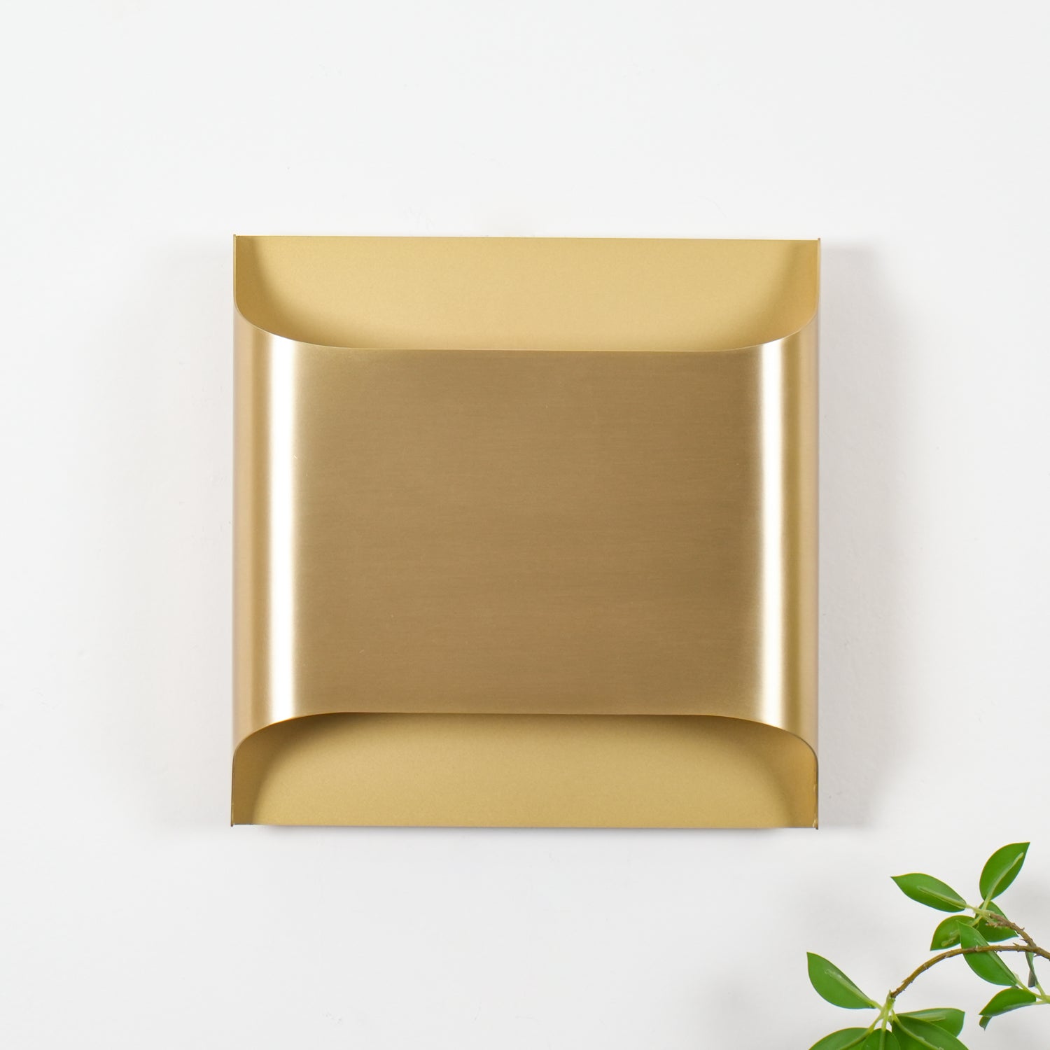 Wall Sconce Brass 9.8 in x 9.8 in Indoor LED G9 E14 Light Fixture Modern Living Room Bedroom Accent Lighting | Thomler