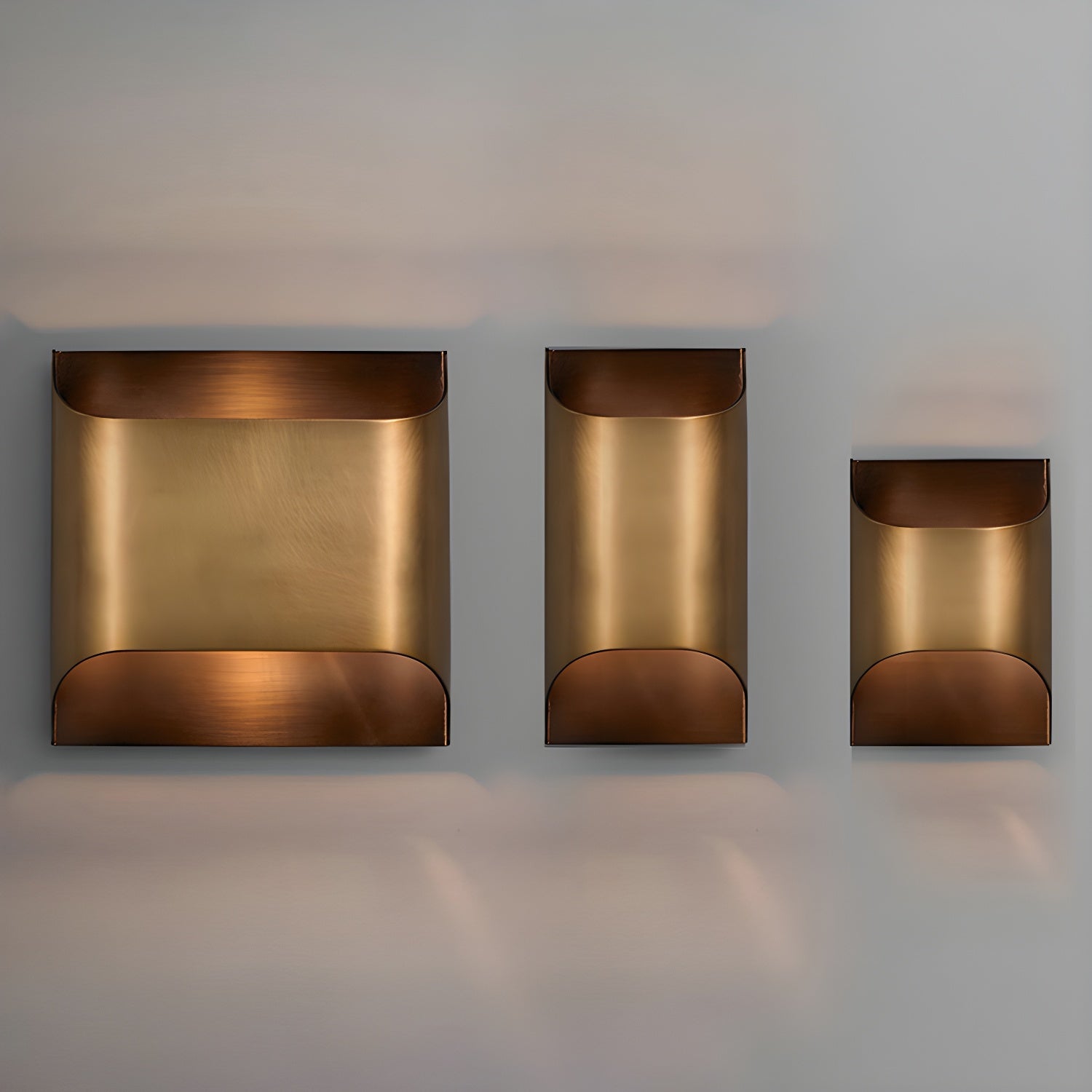 Wall Sconce Brass 9.8 in x 9.8 in Indoor LED G9 E14 Light Fixture Modern Living Room Bedroom Accent Lighting | Thomler