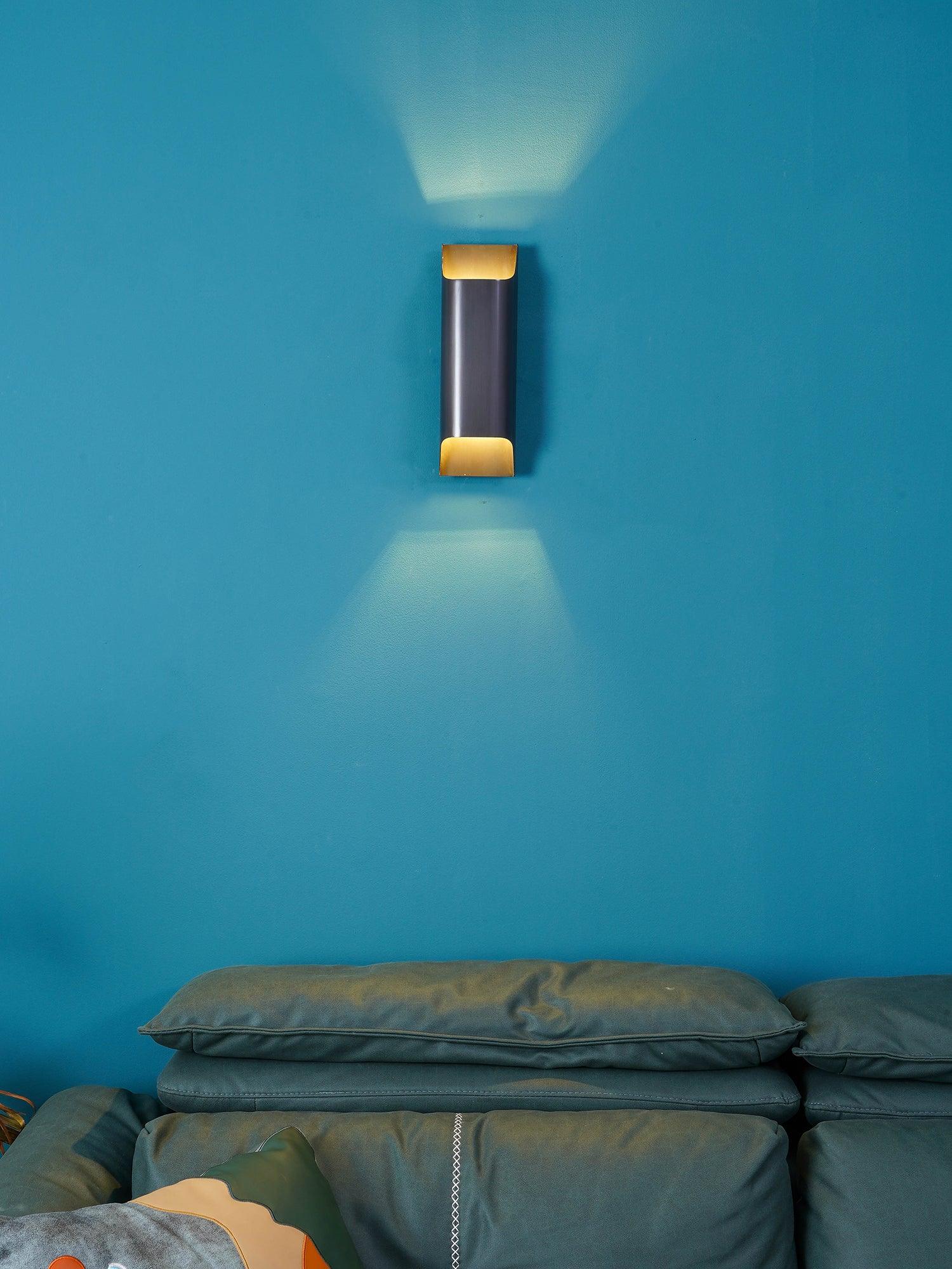 Wall Sconce Brass 9.8 in x 9.8 in Indoor LED G9 E14 Light Fixture Modern Living Room Bedroom Accent Lighting | Thomler