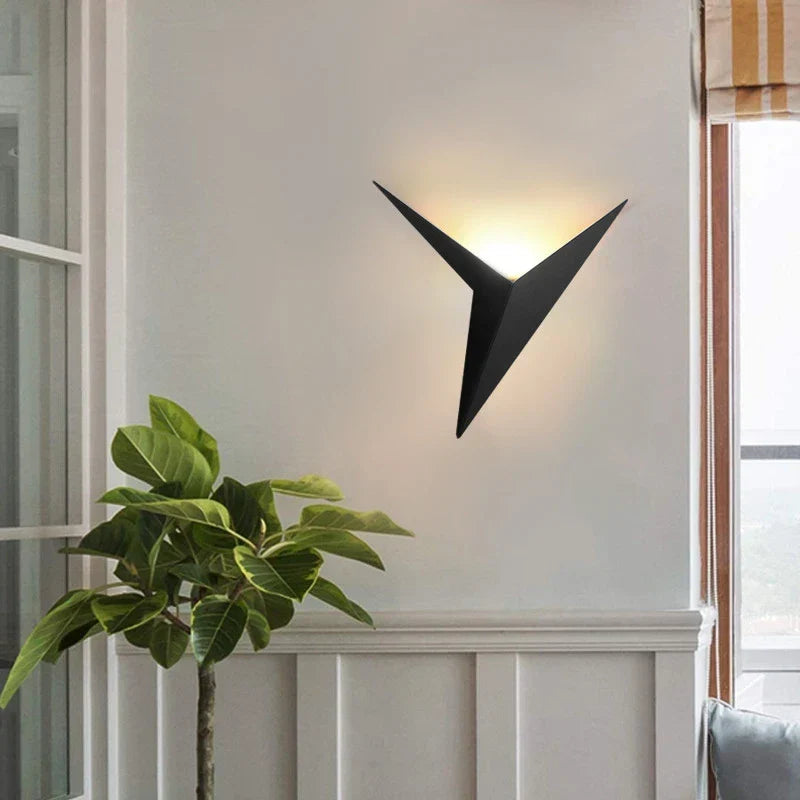 Triangle LED Wall Light Modern Geometric Sconce Nordic Home Lighting Fixture Adjustable Color | Thomler
