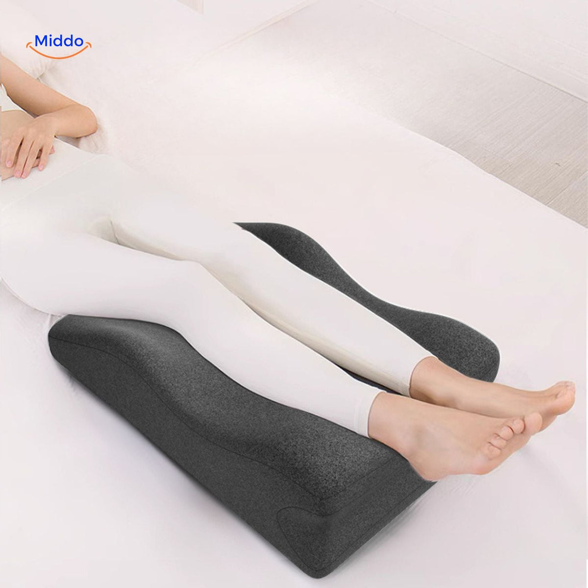 Elevated Leg Support Wedge – Relieves Pressure, Eases Swelling, Perfect for Pregnancy & Recovery | Thomler