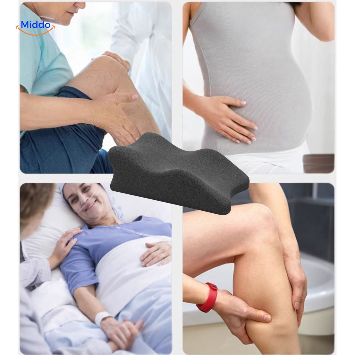 Elevated Leg Support Wedge – Relieves Pressure, Eases Swelling, Perfect for Pregnancy & Recovery | Thomler