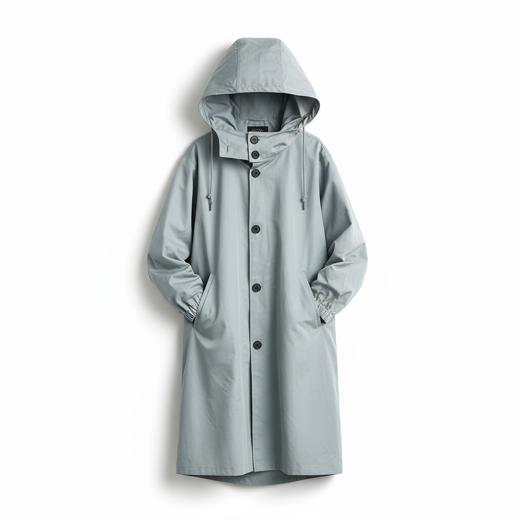 Packable Rain Jacket Women's Hooded Waterproof Windbreaker Oversized Lightweight Travel Coat Outdoor Athletic Layer | Thomler
