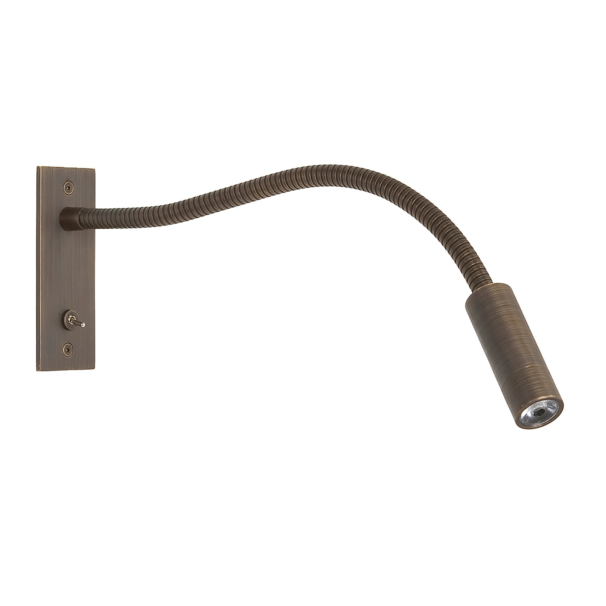 Wall Lamp Aluminum 13.8 in Adjustable LED Indoor Reading Light Black Brushed Bronze Sand Nickel | Thomler