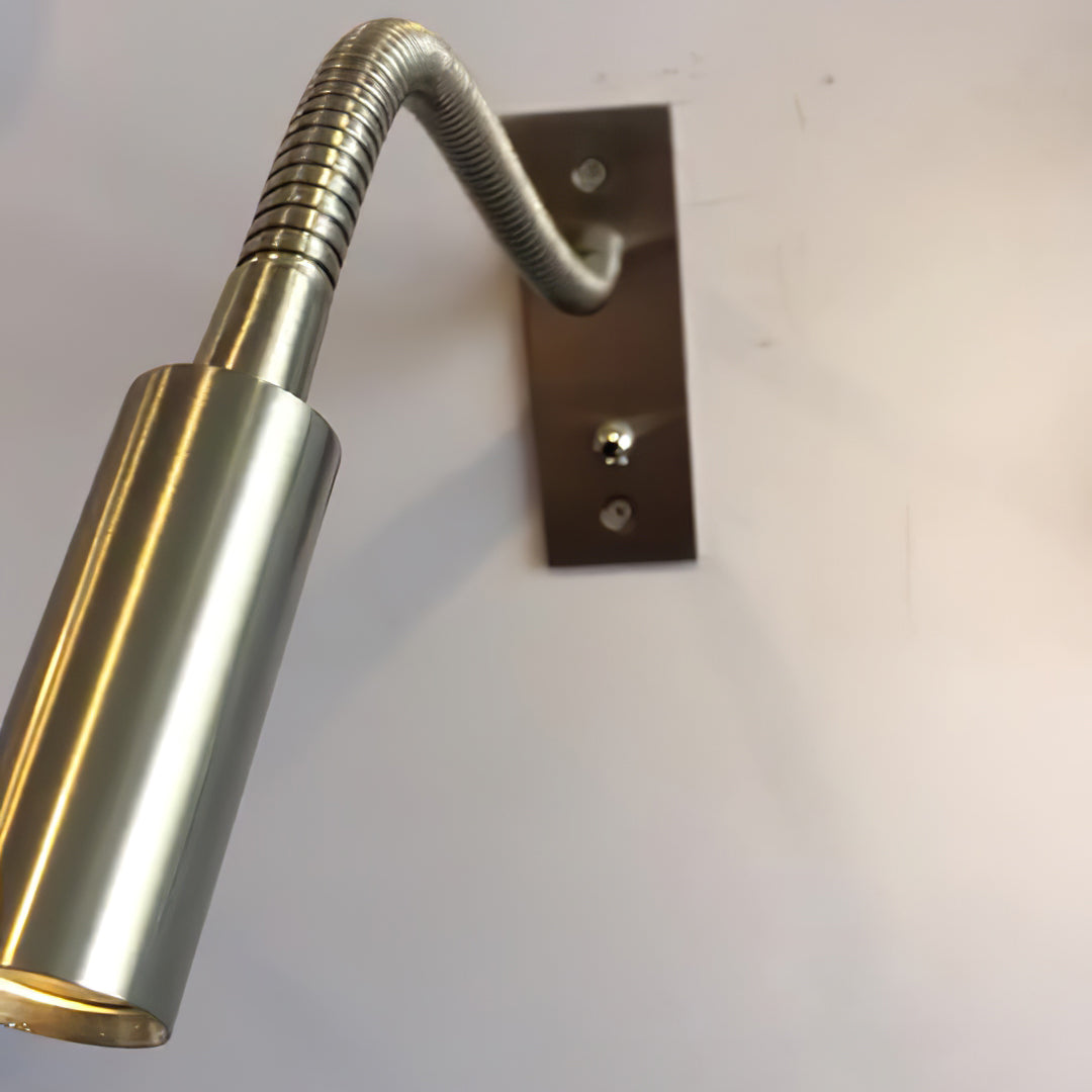 Wall Lamp Aluminum 13.8 in Adjustable LED Indoor Reading Light Black Brushed Bronze Sand Nickel | Thomler