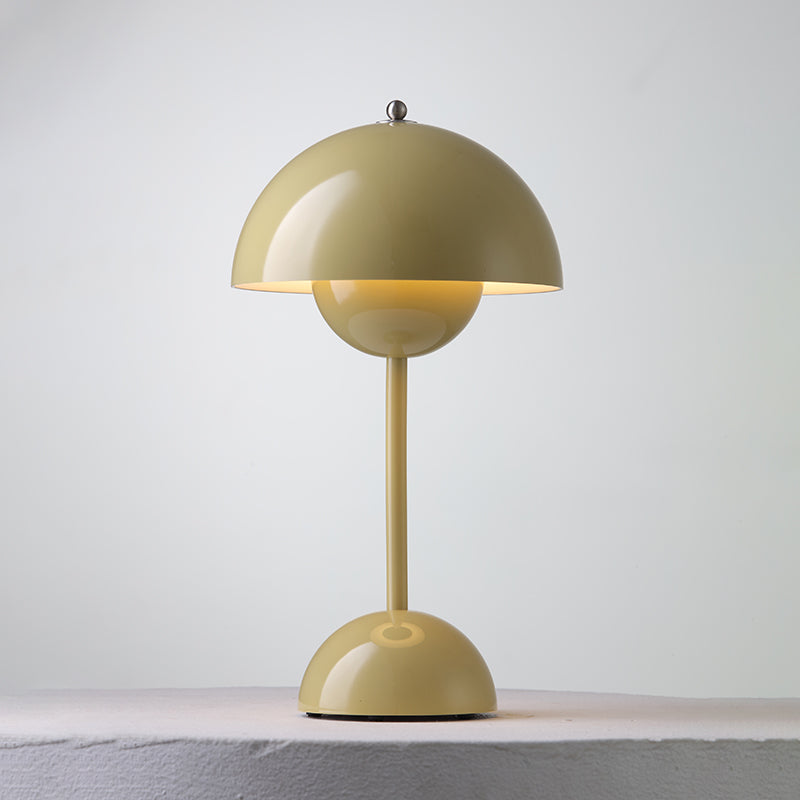 Desk Lamp Metal 6.3 in Rechargeable Tri-Color Small Table Light | Thomler