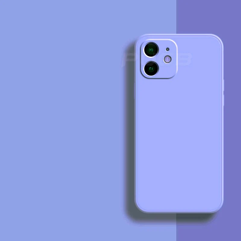 Soft Silicone iPhone Case for 11, 12, 13 Series – Slim Matte Grip Protection with Raised Edges and Full Camera Cover for Everyday Carry | Thomler
