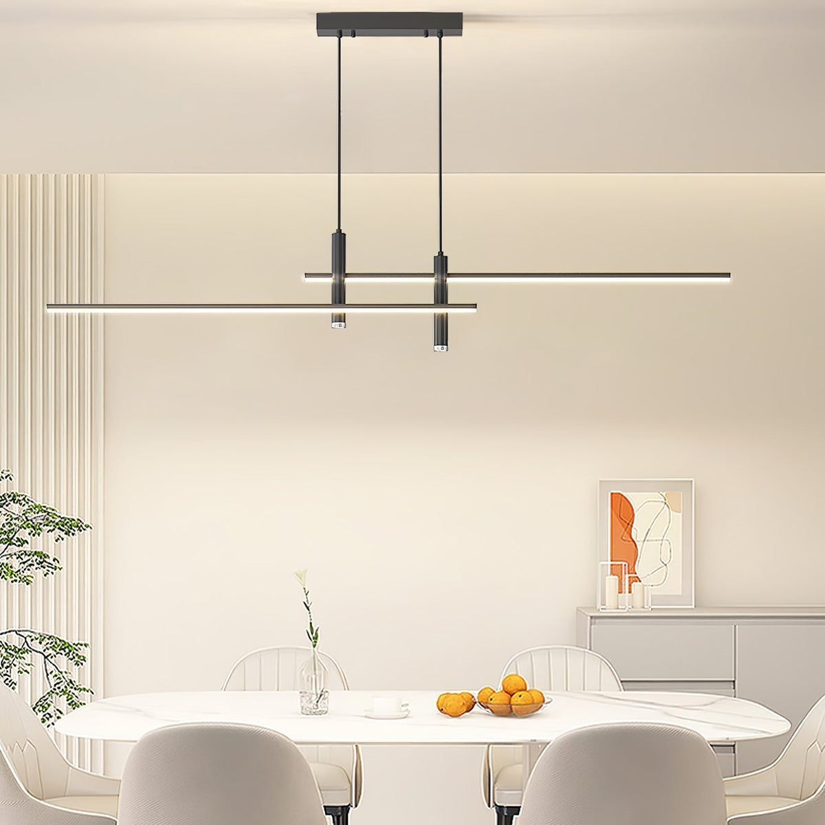 Industrial Bar Spotlight Fixture for Dining & Kitchen Islands | Adjustable Hanging Track Luminaire | Thomler