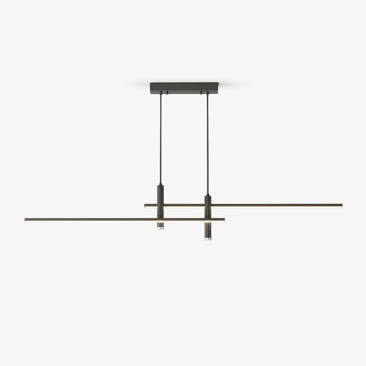 Industrial Bar Spotlight Fixture for Dining & Kitchen Islands | Adjustable Hanging Track Luminaire | Thomler