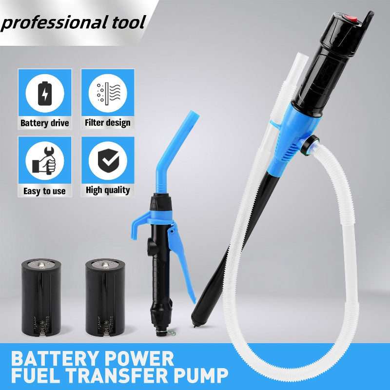 Battery-Powered Electric Siphon Pump for Water, Gas & Liquids – Portable Transfer Tool | Thomler