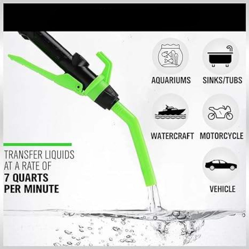 Battery-Powered Electric Siphon Pump for Water, Gas & Liquids – Portable Transfer Tool | Thomler