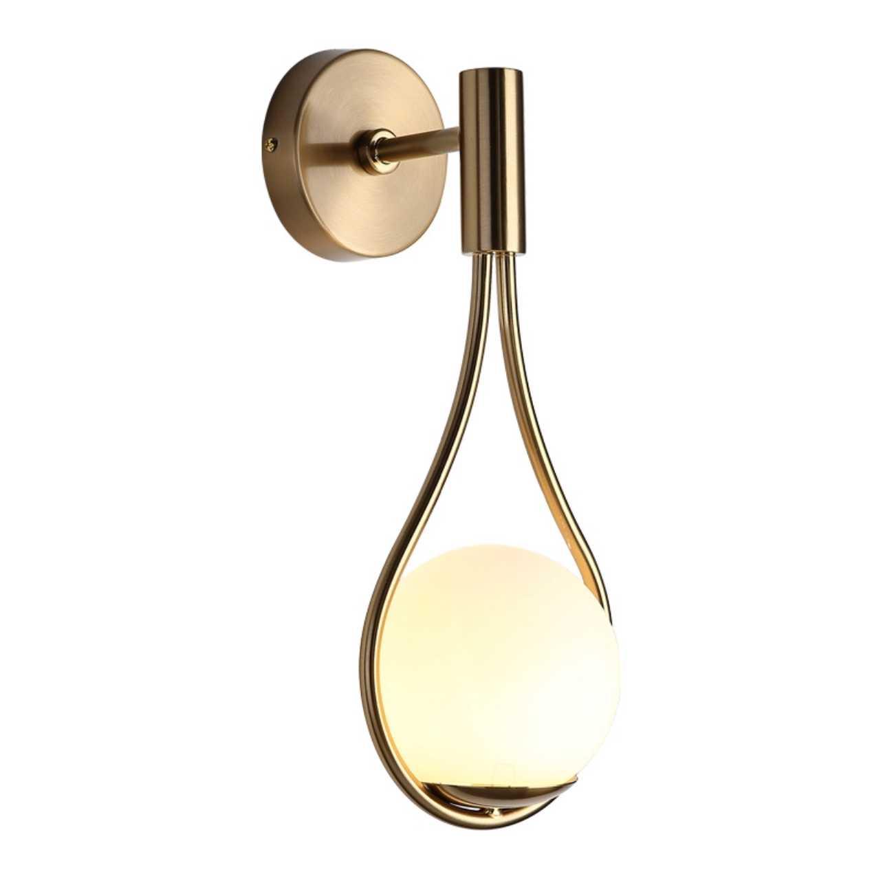 Metal Wall Sconce Light with Minimalist Linear Design for Bedroom, Living Room & Hallway – Modern Scandinavian Style Fixture in Black, Gold | Thomler