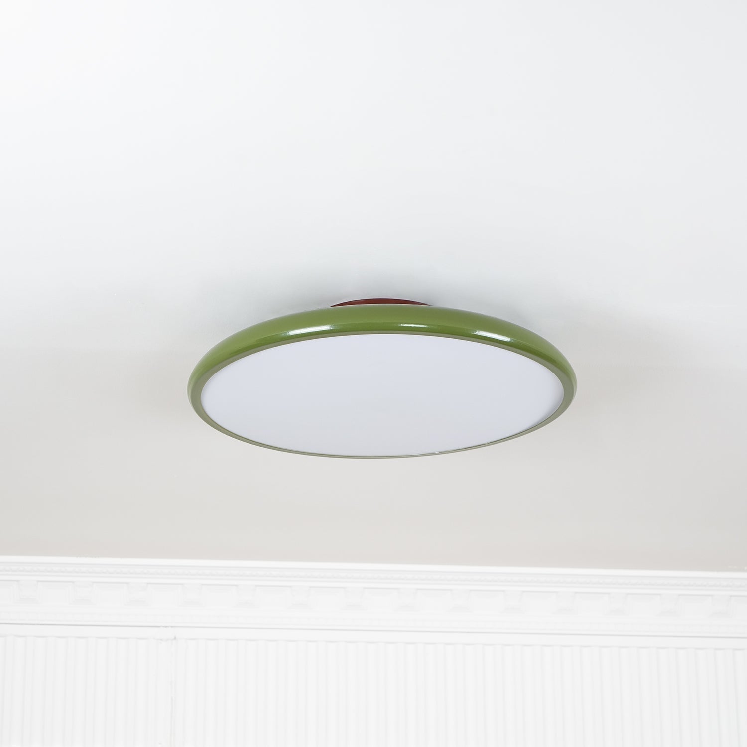 Adjustable Flush Mount LED Ceiling Light with Remote Dimmer for Bedroom Living Room Dining Room | Modern Round Acrylic Fixture Hardwired | Thomler