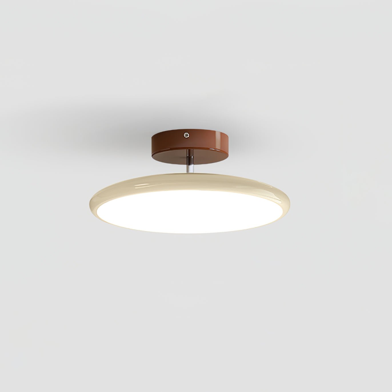 Drift Adjustable LED Ceiling Lamp 11.8 in Soft Ambient Indoor Lighting Beige Green | Thomler
