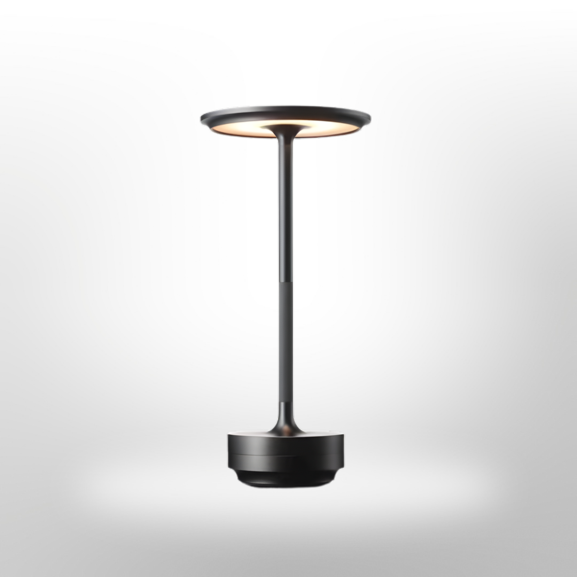 Table Lamp Metal 27.5 cm Rechargeable Dimmable Touch Bedroom Desk Wireless LED Lighting | Thomler