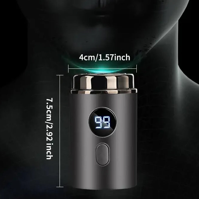 Compact USB-C Rechargeable Face Shaver – Waterproof Portable Electric Razor for Travel, Business, Daily Grooming | Thomler