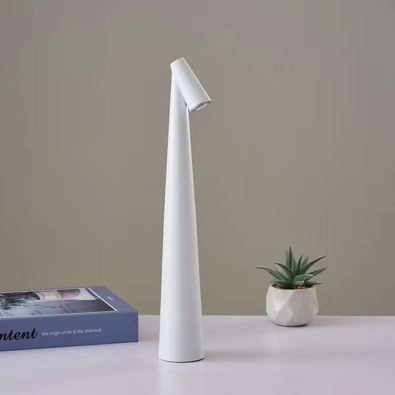 Table Lamp Aluminium 35.6 cm Cordless Warm White 3000K Dining Table Reading Light Wireless Bedside Lamp | Thomler