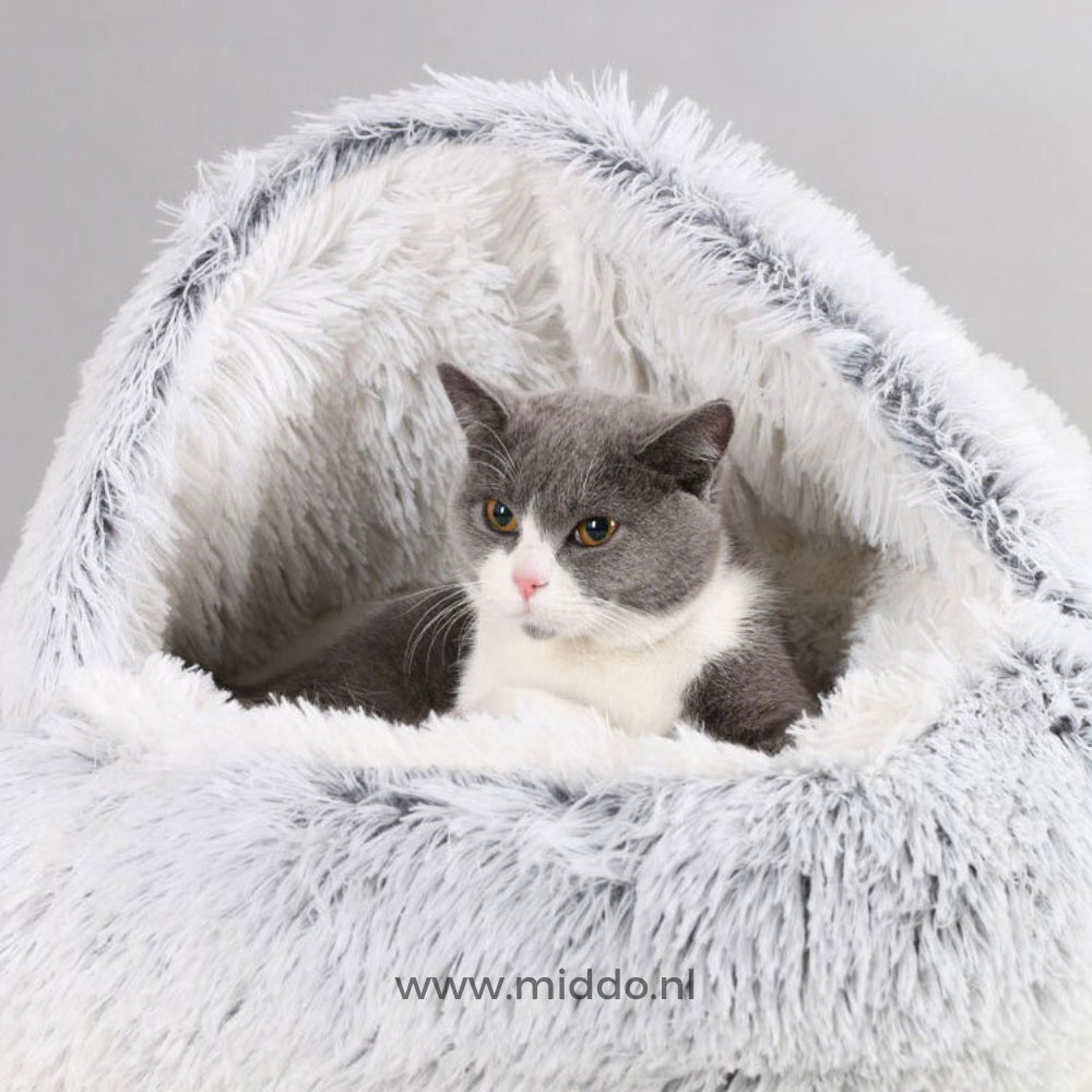 Round Plush Pet Bed – Cozy Donut Cushion for Dogs & Cats in All Sizes | Thomler