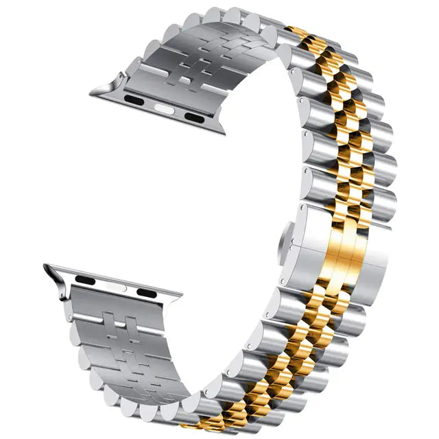 Stainless Steel Watch Band for Apple Watch – Adjustable Metal Link Strap, Premium Quality Wristband for Men & Women | Thomler