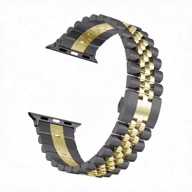 Stainless Steel Watch Band for Apple Watch – Adjustable Metal Link Strap, Premium Quality Wristband for Men & Women | Thomler