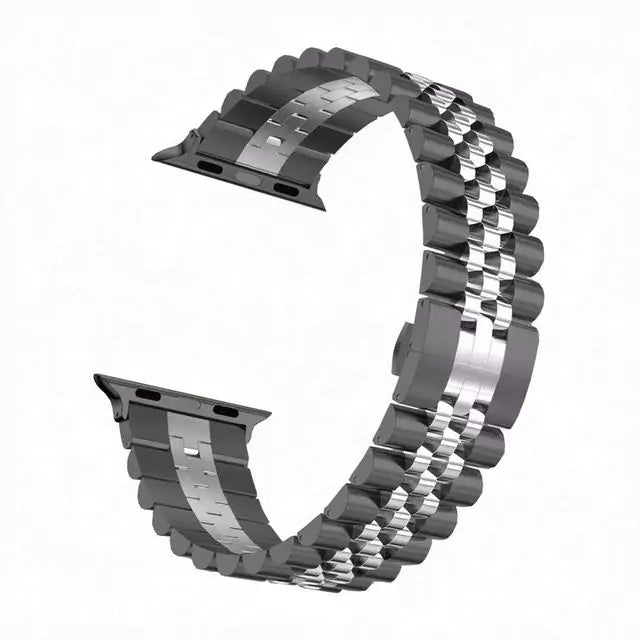 Stainless Steel Watch Band for Apple Watch – Adjustable Metal Link Strap, Premium Quality Wristband for Men & Women | Thomler