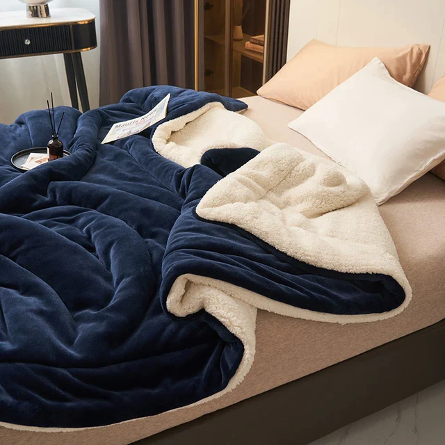 Soft Plush Throw Blanket for Bed and Couch, Ultra Cozy Fleece Cover, Warm Layering Piece, All-Season Comfort Accent | Thomler