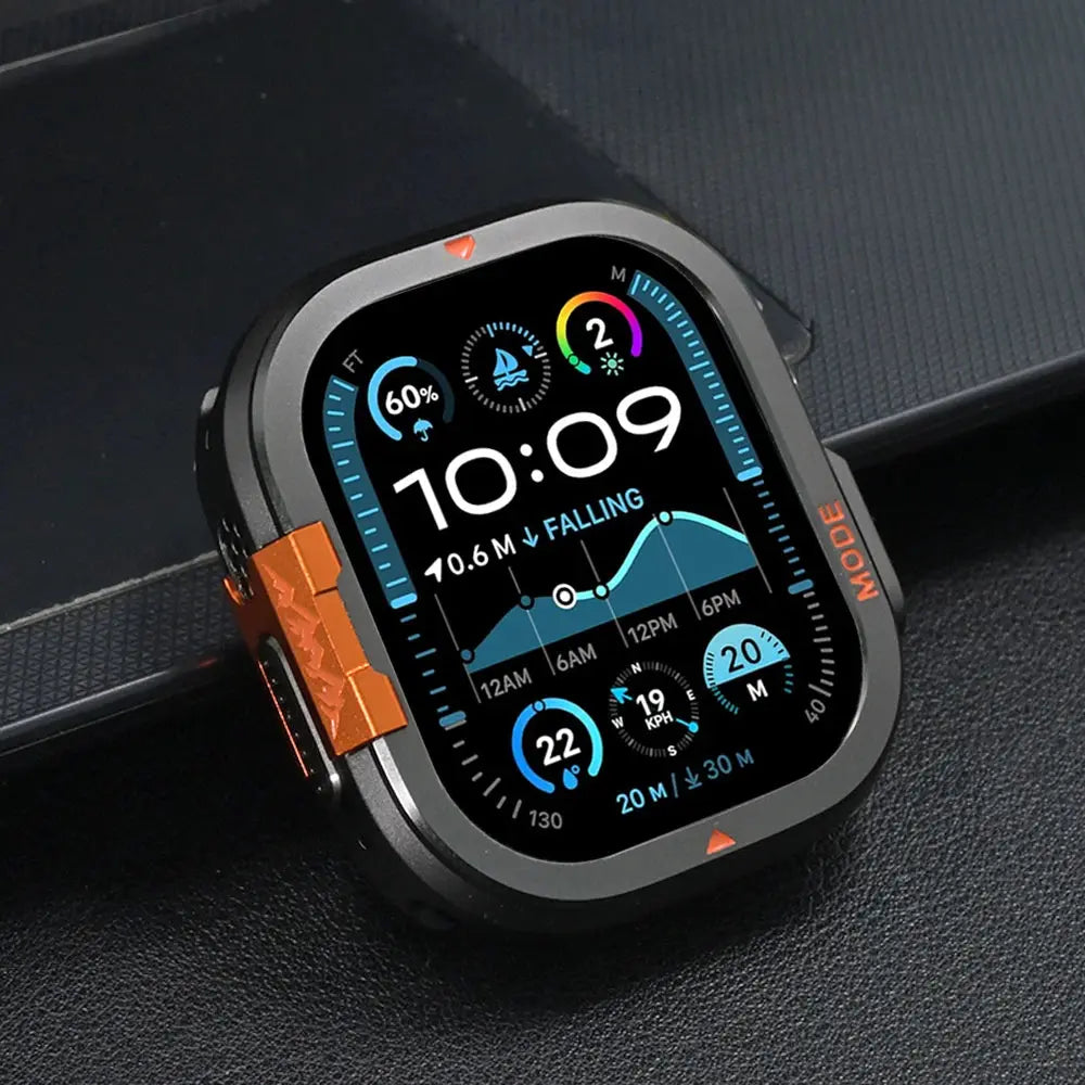 Rugged Metal Bumper Case for Apple Watch Ultra & Series 11/10 – Precision-Fit Display Guard | Thomler