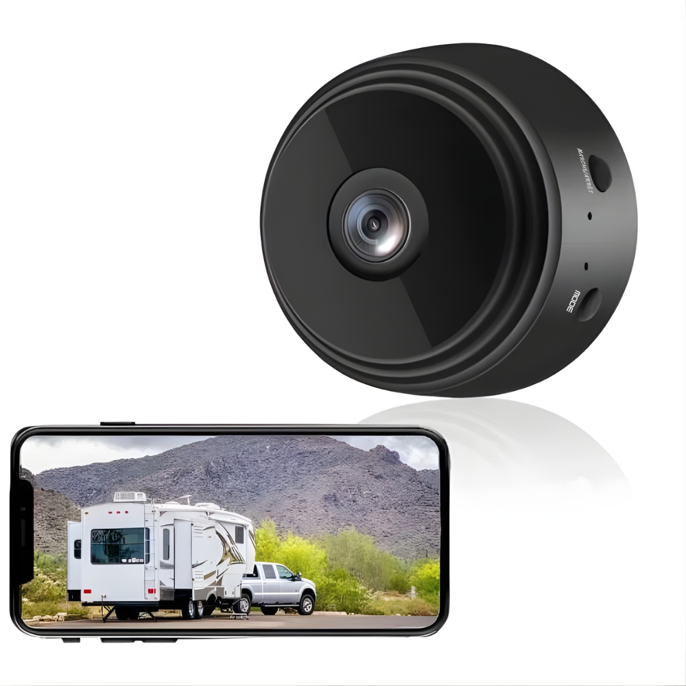Wireless Backup Camera 720P HD for RV Truck Trailer – Motion Detection Night Vision – Magnetic Mount 360° Rotating Bracket – Supports | Thomler
