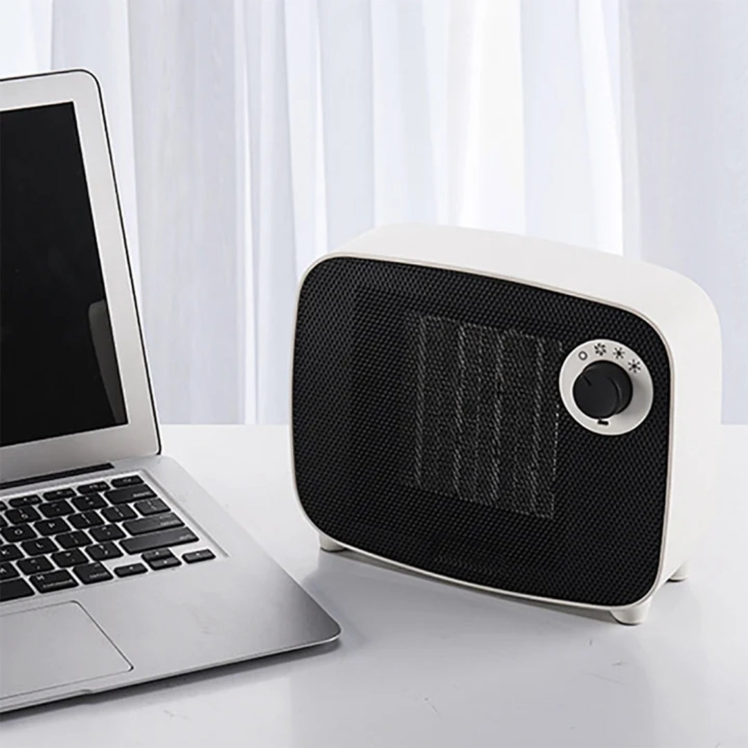 Desktop Space Heater with Ceramic Heating Element – Fast Warmth for Small Spaces | Thomler