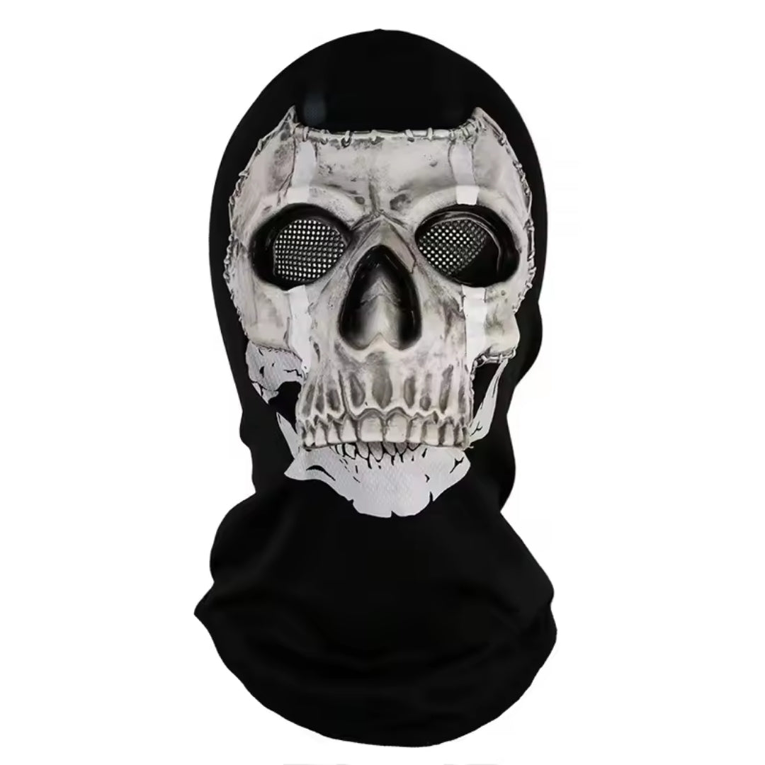 Skull Face Mask for Halloween – Realistic Bone Design, Full-Face Coverage for Costume Parties & Cosplay Events | Thomler