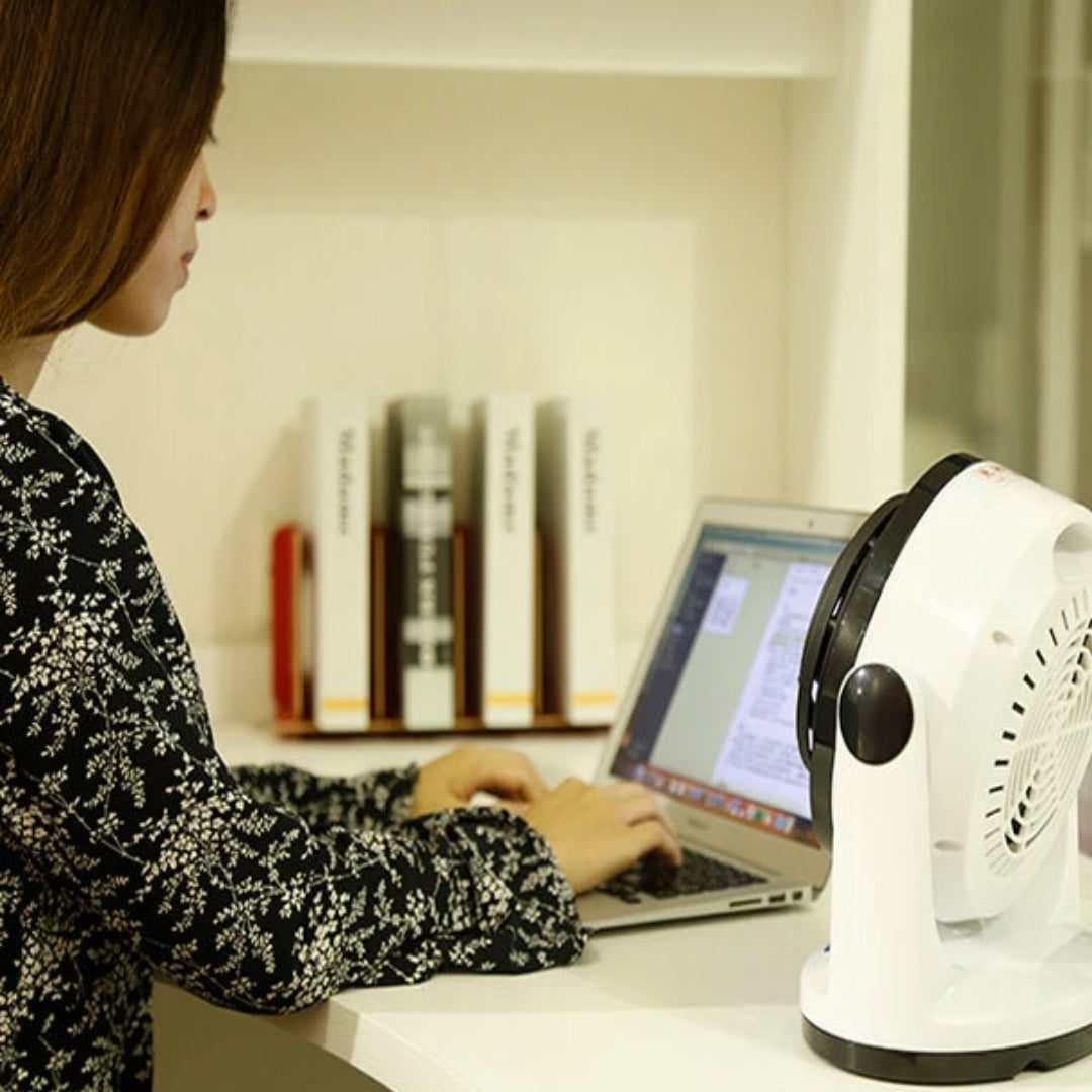 Compact Ceramic Space Heater with Remote Control for Home & Office | Thomler