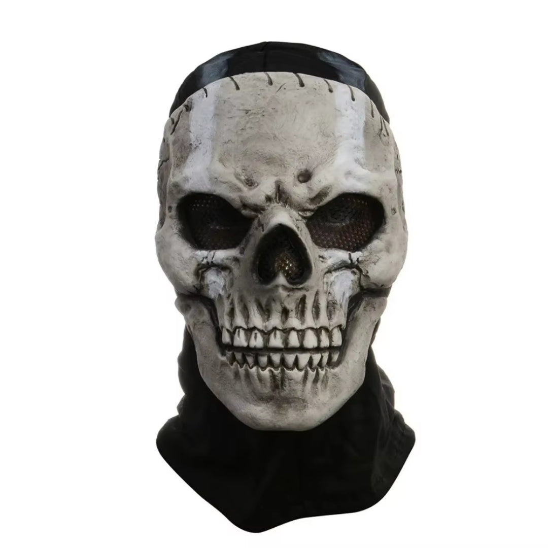 Skull Face Mask for Halloween – Realistic Bone Design, Full-Face Coverage for Costume Parties & Cosplay Events | Thomler