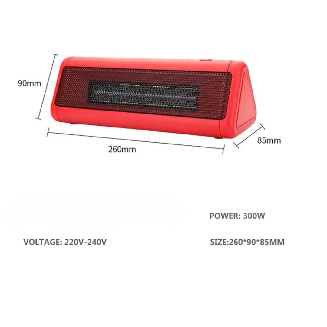 Desktop Space Heater – 300W Fast-Heat Mini Electric Warmer for Small Rooms & Offices | Thomler