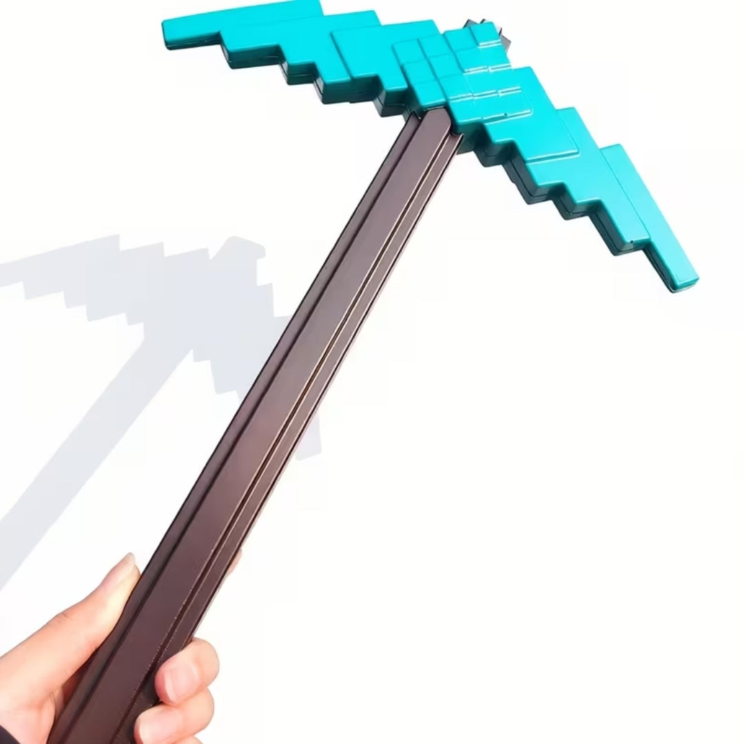 Foam Block-Style Mining Tool Prop for Cosplay & Halloween Costumes | Thomler