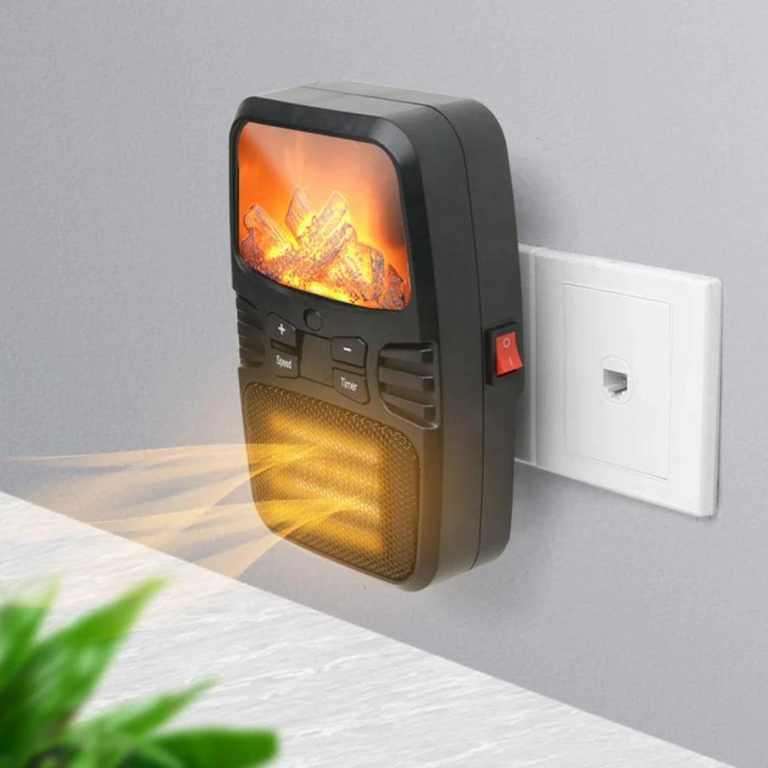 1000W Compact Space Heater with Remote Control & 12-Hour Timer for Home & Office | Thomler
