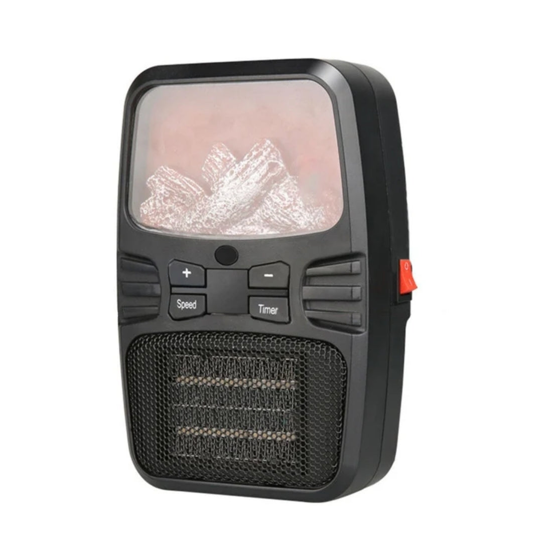 1000W Compact Space Heater with Remote Control & 12-Hour Timer for Home & Office | Thomler