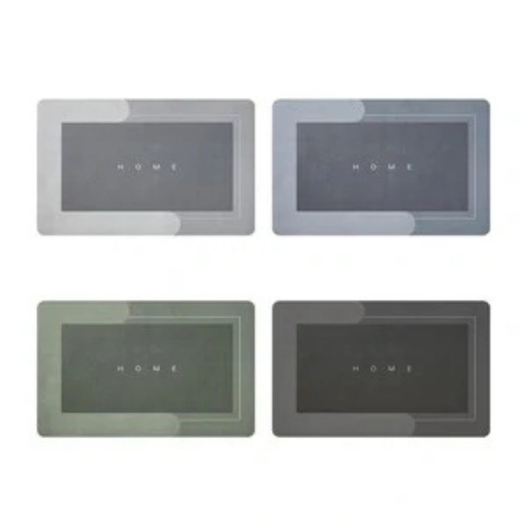 Non-Slip Quick-Dry Bath Mat Absorbent Bathroom Rug for Shower Floor Kitchen Entryway Soft PVC Microfiber Bedroom Laundry Room | Thomler