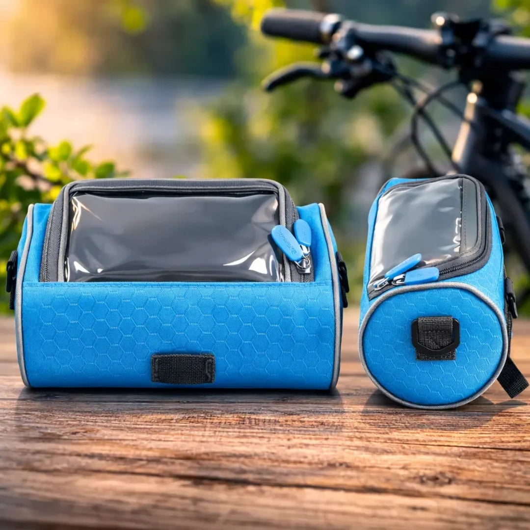 Bike Handlebar Bag with Clear Phone Pouch – Waterproof Bicycle Storage for Commuting & Navigation | Thomler