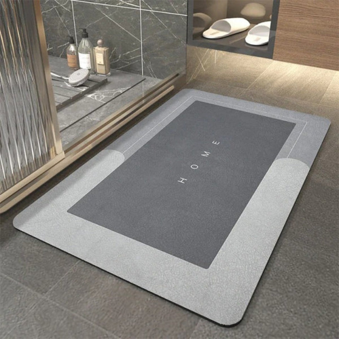 Non-Slip Quick-Dry Bath Mat Absorbent Bathroom Rug for Shower Floor Kitchen Entryway Soft PVC Microfiber Bedroom Laundry Room | Thomler