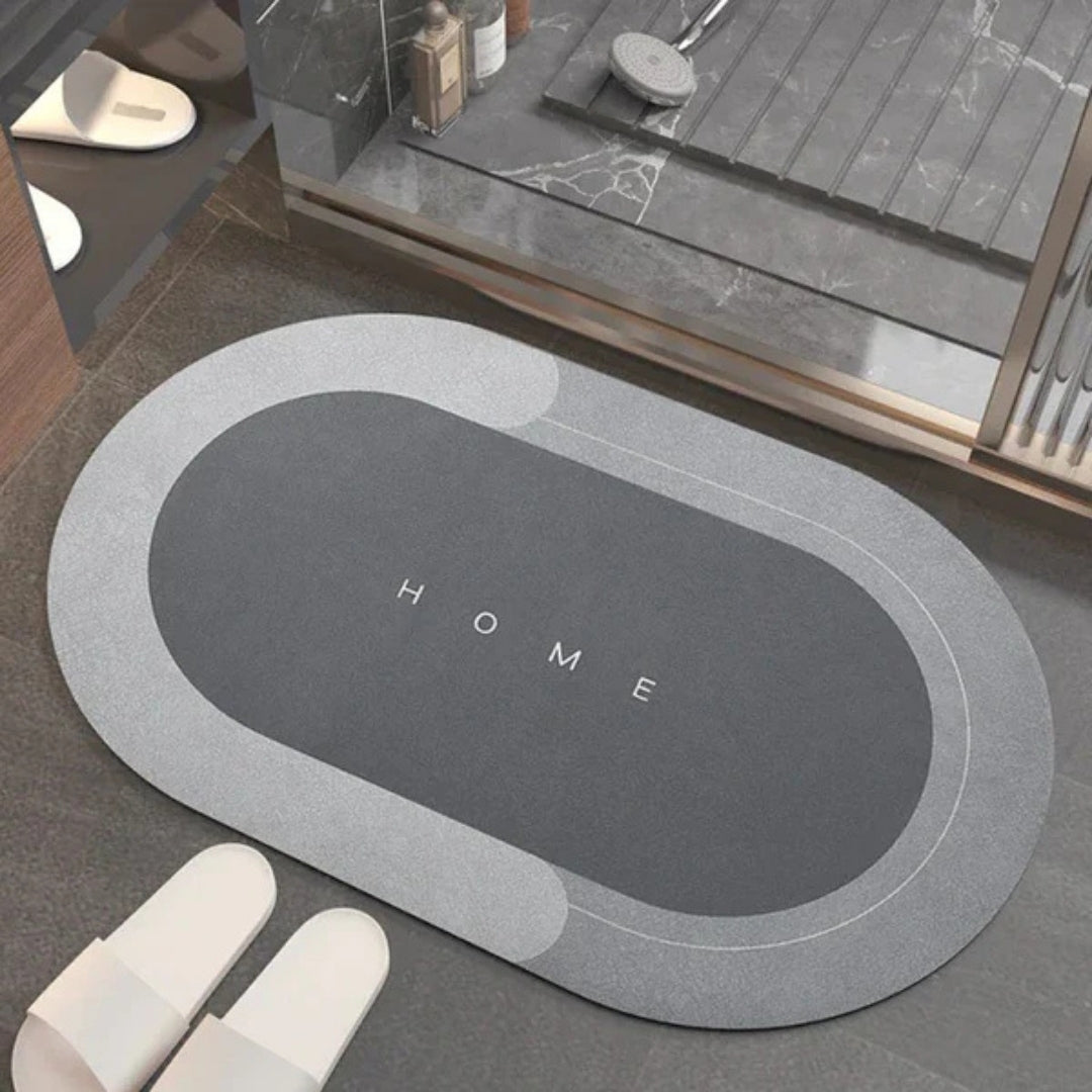 Non-Slip Quick-Dry Bath Mat Absorbent Bathroom Rug for Shower Floor Kitchen Entryway Soft PVC Microfiber Bedroom Laundry Room | Thomler