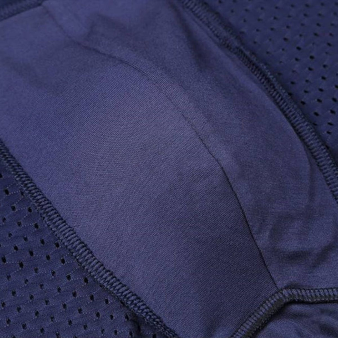 Men's Bamboo Fiber Boxer Briefs – Breathable Moisture-Wicking Trunks with Mesh Pouch for All-Day Comfort, Athletic Support & Temperature | Thomler