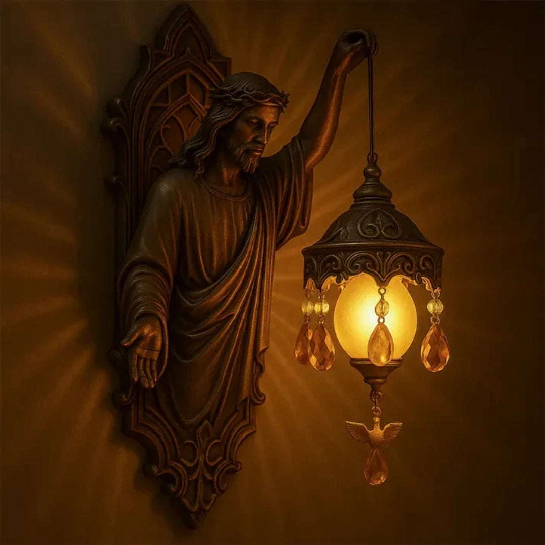 Sculptural Mythological Wall Sconce with Warm Ambient Glow for Living Room & Bedroom Decor | Thomler
