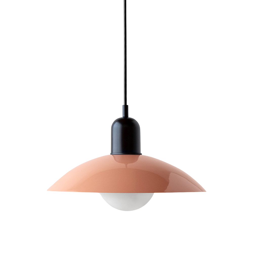 Pendant Light Iron 32.0 cm Black White Dining Room Kitchen Island Scandinavian Hanging Ceiling Lamp | Thomler