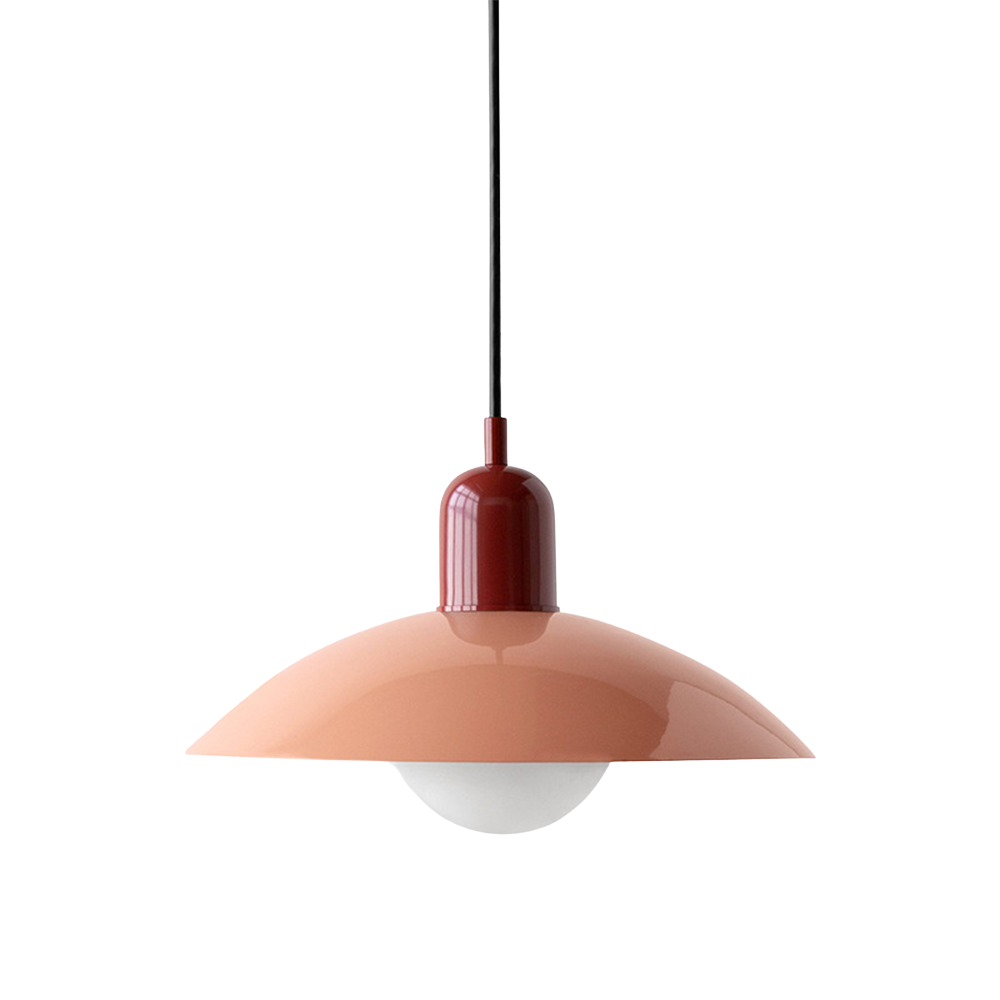 Pendant Light Iron 32.0 cm Black White Dining Room Kitchen Island Scandinavian Hanging Ceiling Lamp | Thomler
