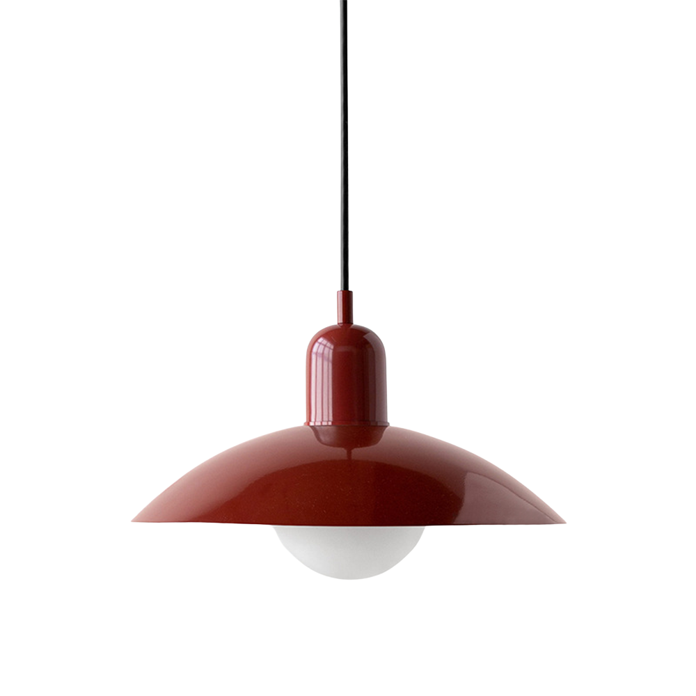 Pendant Light Iron 32.0 cm Black White Dining Room Kitchen Island Scandinavian Hanging Ceiling Lamp | Thomler