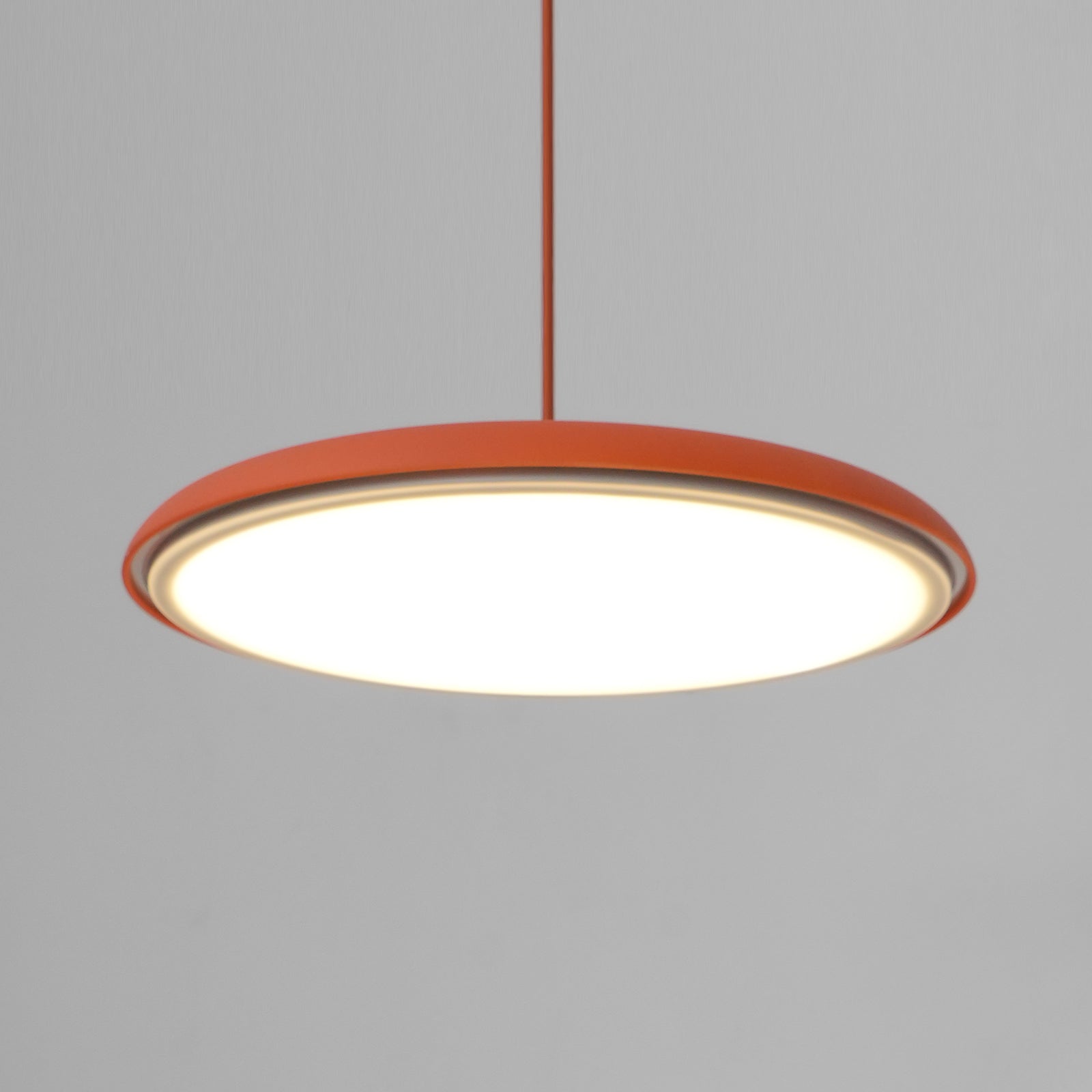 Pendant Light Acrylic Metal 15.7 in 24W Warm White Modern Dining Room Kitchen Ceiling Lamp Adjustable Height | Thomler
