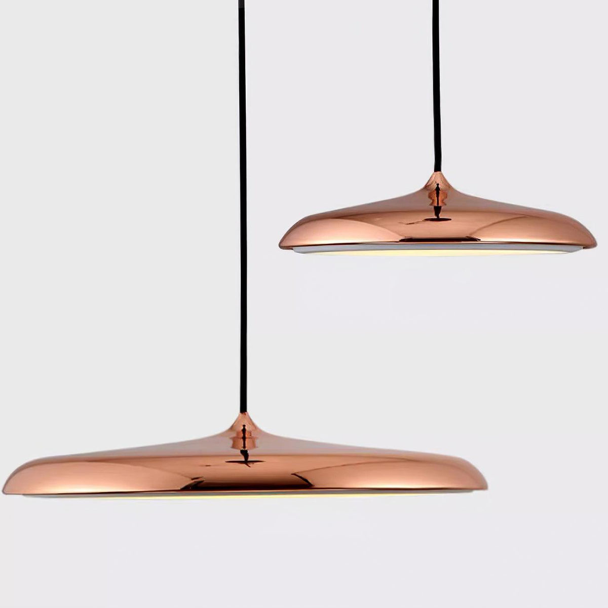 Modern Metal Dome Pendant Light with Adjustable Cord – Soft Pastel Finish for Kitchen & Living Room | Thomler