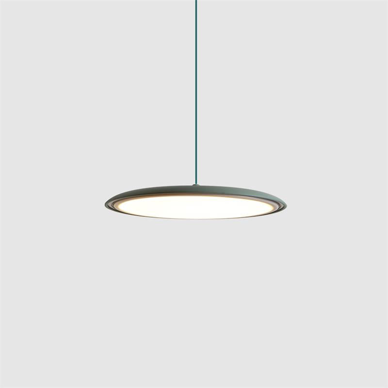 Modern Metal Dome Pendant Light with Adjustable Cord – Soft Pastel Finish for Kitchen & Living Room | Thomler